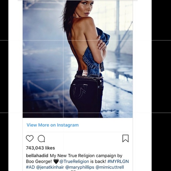 True Religion Disco Joey Big T jeans swarovski - Picture 5 of 5